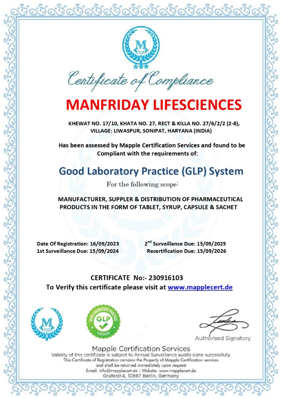 glp certificate